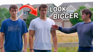 'How to Look Bigger INSTANTLY For Skinny Guys (In Seconds)'