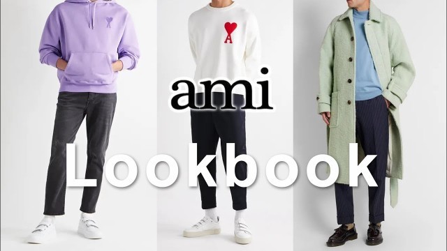 'Men\'s Fall/Winter Lookbook - AMI Paris | Men\'s Fashion and Streetwear Trend 2021| Designer Haul'