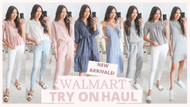 'MASSIVE WALMART SPRING TRY ON HAUL 2021 | New Arrivals Under $25 + Spring Wardrobe Basics 