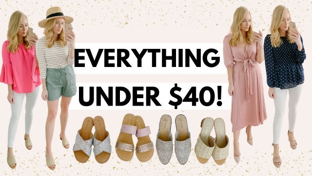 'WALMART SPRING FASHION HAUL *EVERYTHING UNDER $40*'