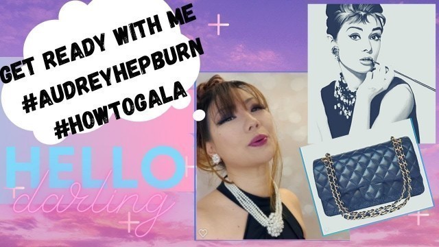 'GRWM Gala Audrey Hepburn inspired look + CHANEL BLACK BAG (Dupe) Review American Gyaru'