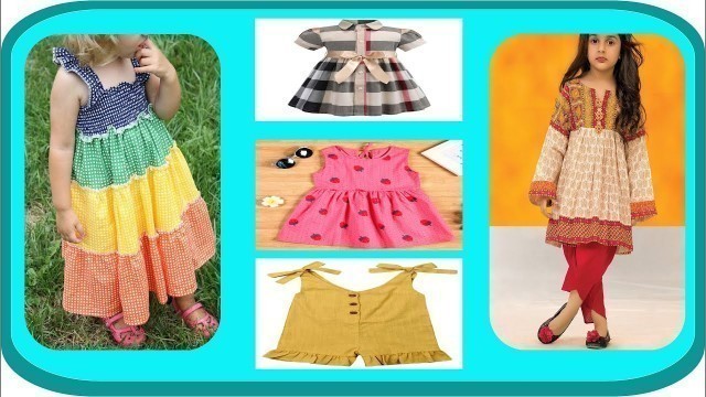 'Little Girl Dress Collection||cotton frock designs for baby girl||4 t0 9 years girls outfit'