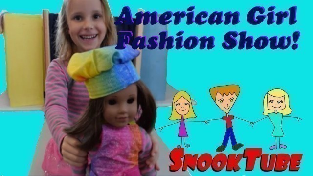 'American Girl Fashion Show -- Kids at play'