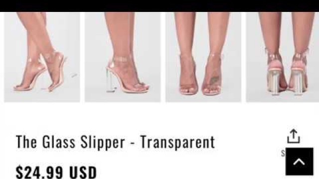 'FashionNova ShoeHaul- ARE GLASS TRANSPARENT HEELS WORTH IT??'