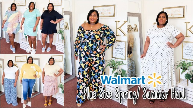 'WALMART PLUS SIZE HAUL TRY ON HAUL| PLUS SIZE FASHION|Spring/ Summer 2021'