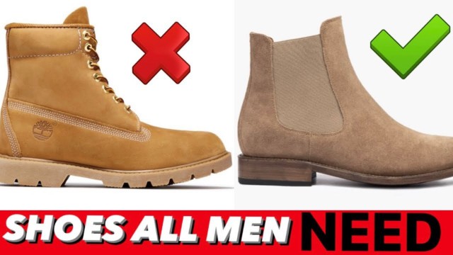 '5 SHOES EVERY MAN NEEDS TO BUILD A STYLISH WARDROBE | Mens Fashion'