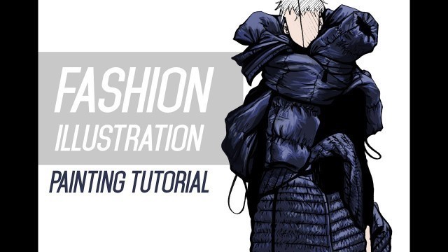 'FASHION ILLUSTRATION - PAINTING TUTORIAL - Juun J speedpaint'