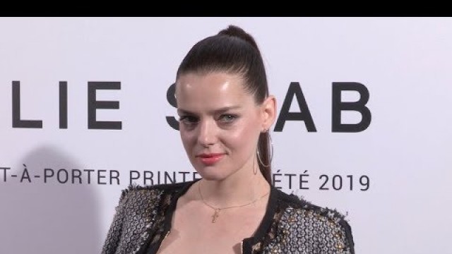 'Gaia Weiss, Roxane Mesquida and more at Elie Saab Fashion Show in Paris'