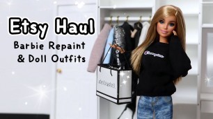 'Barbie Etsy Haul: Barbie Repaint, Doll Outfits & More! #6'