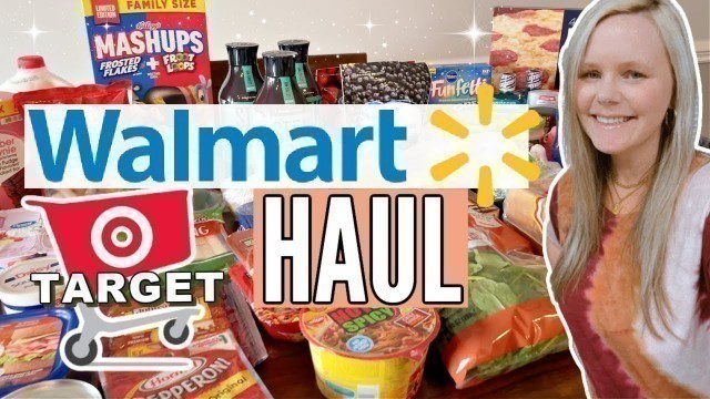 'HUGE WALMART GROCERY HAUL // NEW AT WALMART // WALMART AND TARGET SPRING FASHION HAUL 2021'