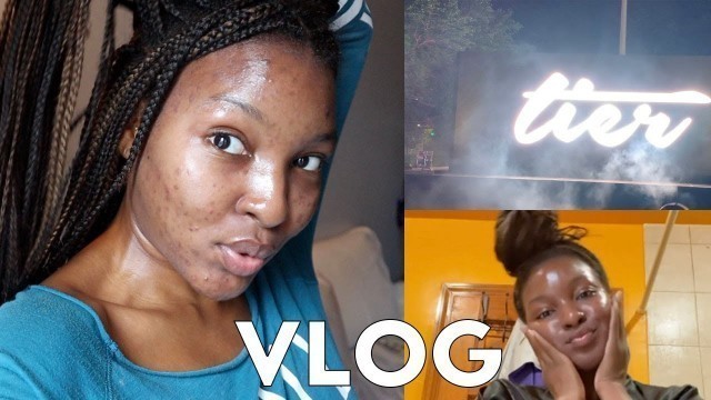 'VLOG | KNOTLESS BOX BRAID TAKEDOWN, ACNE SKIN CARE ROUTINE, 3D FASHION SHOW + MORE | KENSTHETIC'