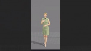 'CLO 3D Runway- Virtual Fashion Show- Clo3D- Marvelous Designer | Clo3D animation (P01) | Fashion 3D'