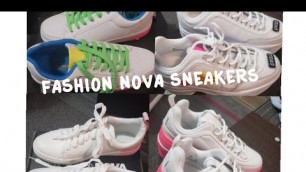 'Fashion nova sneaker haul'