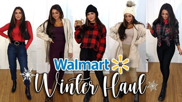 'Huge Walmart Winter Haul | Affordable Clothes | Mary Dominique'