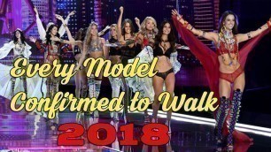 'Every Model Confirmed to Walk in the 2018 Victoria\'s Secret Fashion Show'