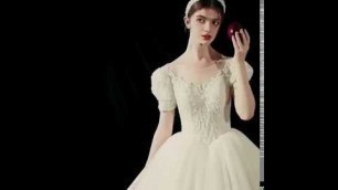 'Audrey Hepburn Style Vintage / Retro Champagne Wedding Dresses 2020'