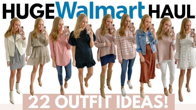 '22 Walmart Outfits for Spring | HUGE Walmart Try on Haul Spring 2021'