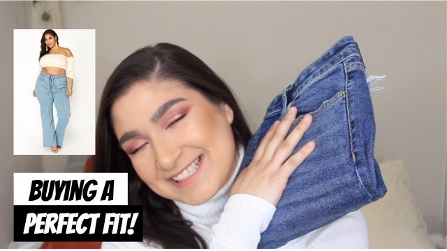 '4 TIPS CURVY GIRLS SHOULD KNOW WHEN BUYING JEANS | FASHION NOVA TRY-ON'