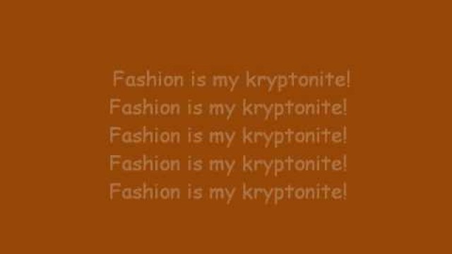 'Letra Fashion Is My Kryptonite ft. Zendaya - Bella Thorne'