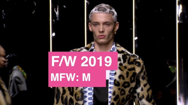 'Versace Fall/Winter 2019 Men\'s Runway Show | Global Fashion News'