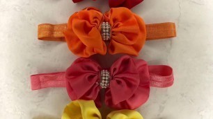 'Baby Girl Trendy Big Bow Headbands & Headwraps!'