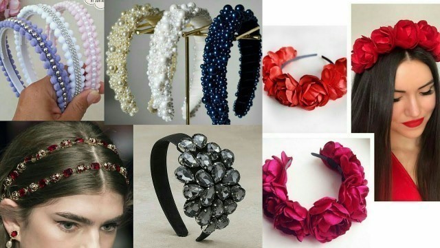 'Trending Designer Hair Band Designs | Stylish Hair Accessoris | Headbands Designs For Girls'