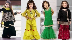 '#babygharara sout #babyEid sharara gharara #fashiondesigning || little girl EId dress || عید کا سوٹ'