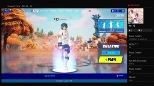 'Fortnite creative fashion show and minigames(type !epic in chat for my username)'