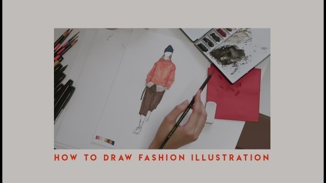 'How I draw fashion illustration/내가 패션일러스트 그리는 방법 @leean'