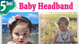 'Top 5: Crochet Baby headbands with flowers'