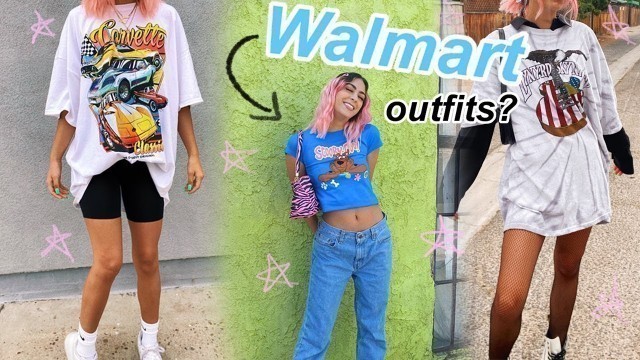 'Can I make Clothes from Walmart cute?? Walmart Shopping Challenge!'