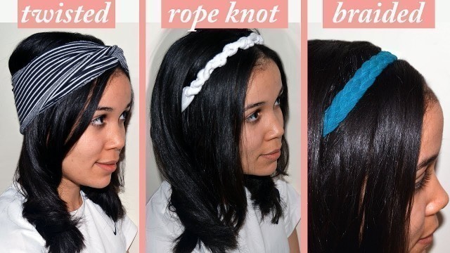 'HOW TO MAKE 3 TYPES OF STYLISH HEADBANDS | MAKECEMBER GIFTS'