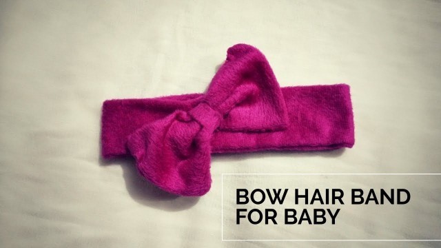 'Headbands for babies and toddlers from old clothes Tutorial'