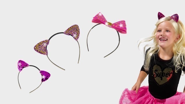 'SES Creative - Fashion glitter bow and ears'