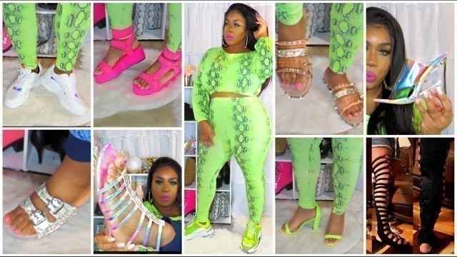 'Fashion Nova Spring Shoe Haul| Size 11 Wide Feet'