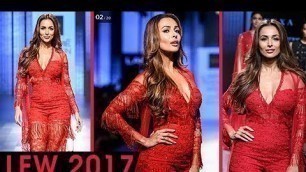 'Malaika Arora Khan In A RED Dress At Lakme Fashion Week 2017'