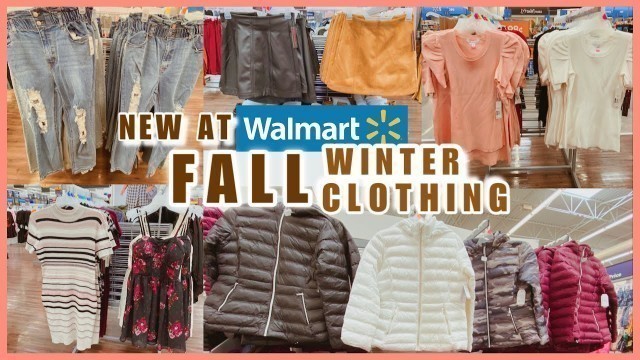 'WALMART SHOP WITH ME *FALL WINTER CLOTHING* NEW FINDS~WINTER JACKET~SWEATERS~TOPS~CARDIGAN AND MORE.'