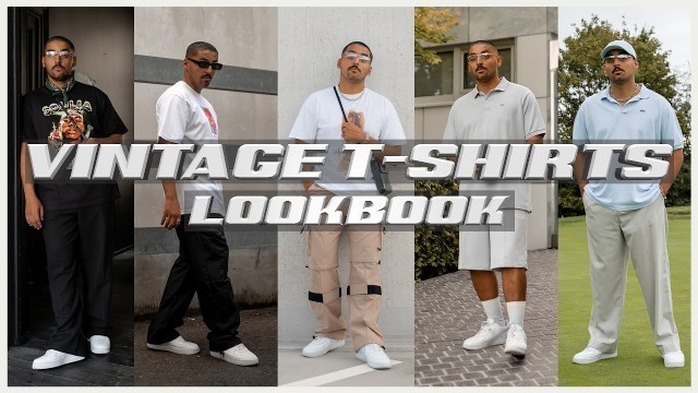 'Vintage T-Shirt Lookbook | How to style vintage t-shirts | Men’s Streetwear | Sami Rhoma'