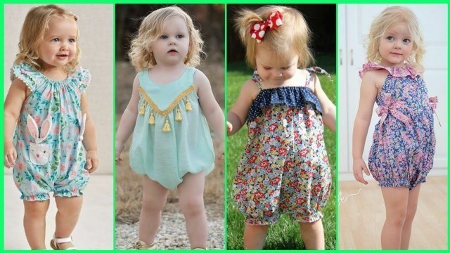 'Toddler Romper Dresses Designs #2021 || Little Girl Summer Dresses Designs For Eid #2021'