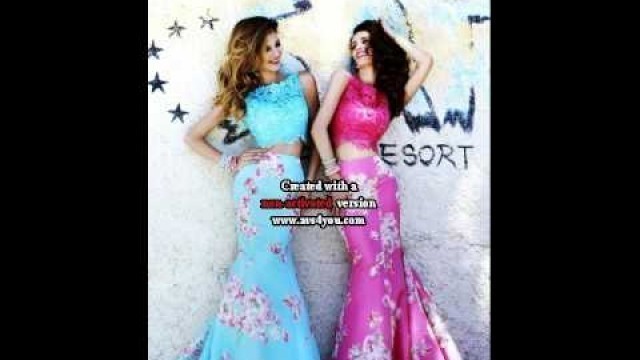 '2015 Sherri Hill 32073 Lace 2 Piece Evening Gowns at veryhomecomingdresses.net'