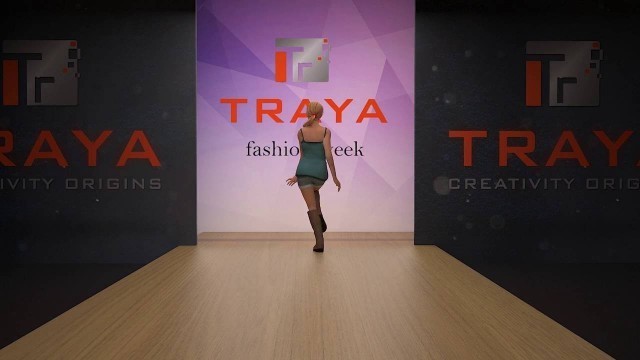 '3D Character Fashion show Ramp Walk Animation video by TRAYA Animation Studio'