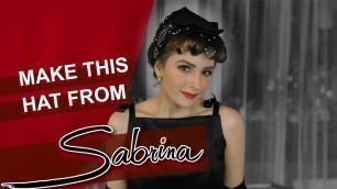 'Make the Hat AUDREY HEPBURN Wears in SABRINA (54) | Vintage Reproduction Clothing | Givenchy'