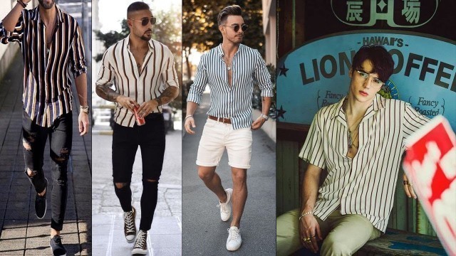 'How To Style Striped Shirt This Summer | Striped Shirt Outfit Men | Summer Fashion Men'