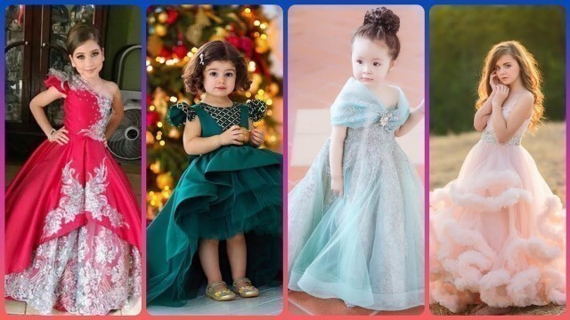 'TOP 30 GORGEOUS PRETTY BALL GOWNS COLLECTION FOR KIDS 2021 || little girl party wear outfits'