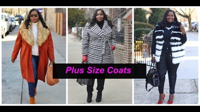 'Plus Size Try-On Haul featuring winter coats'