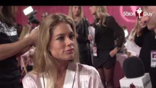 'Doutzen Kroes Interview - Victoria\'s Secret Fashion Show 2013 Hair & Makeup'