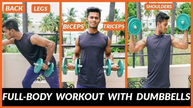 'FULL-BODY Workout with DUMBBELLS | Men\'s Fashion Tamil'