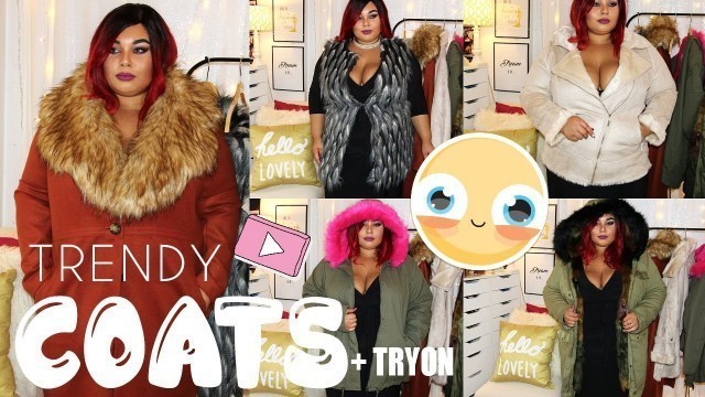 'PLUS SIZE TRENDY COATS YOU NEED THIS SEASON + TRY ON  | FALL 2016'