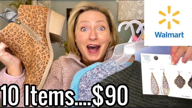 'WALMART CLOTHING HAUL & TRY ON // Over 50 // More Great Deals!'