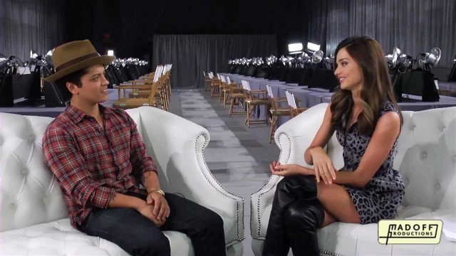 'Miranda Kerr Interviews Bruno Mars'